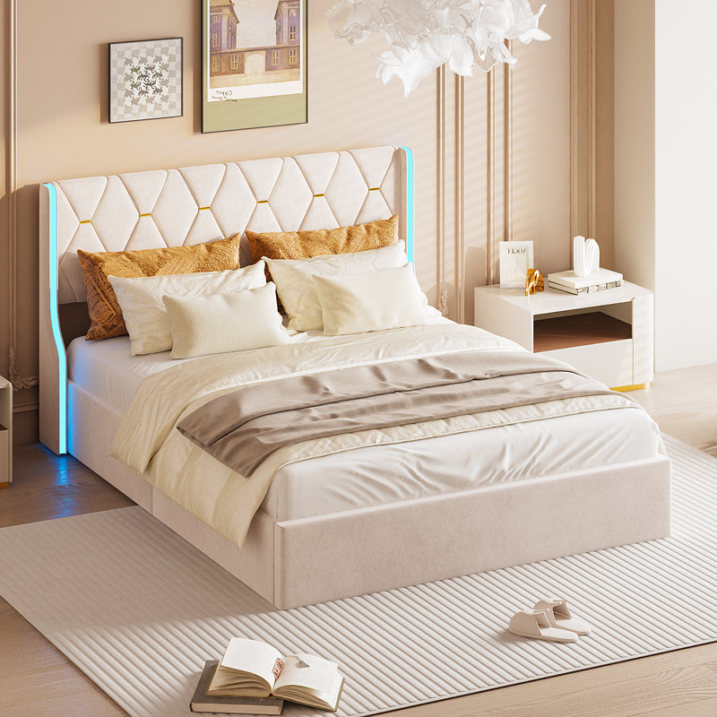 Ottoman Storage Bed, European Kingsize (160 x 200 cm)