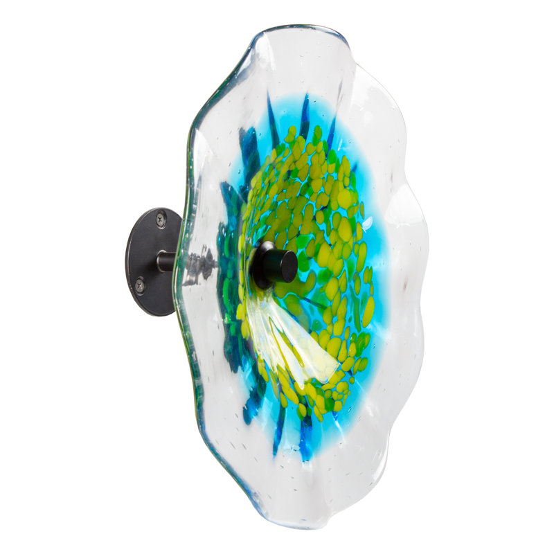 Handmade Wall Decor on Handblown Glass