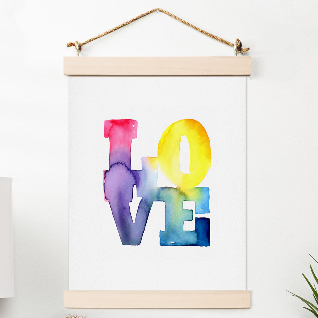 Textual Art Print on Paper Deny Designs 