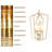  Jasrah 4 - Light Dimmable Lantern Chandelier with Frosed Glass Shade-1317421464