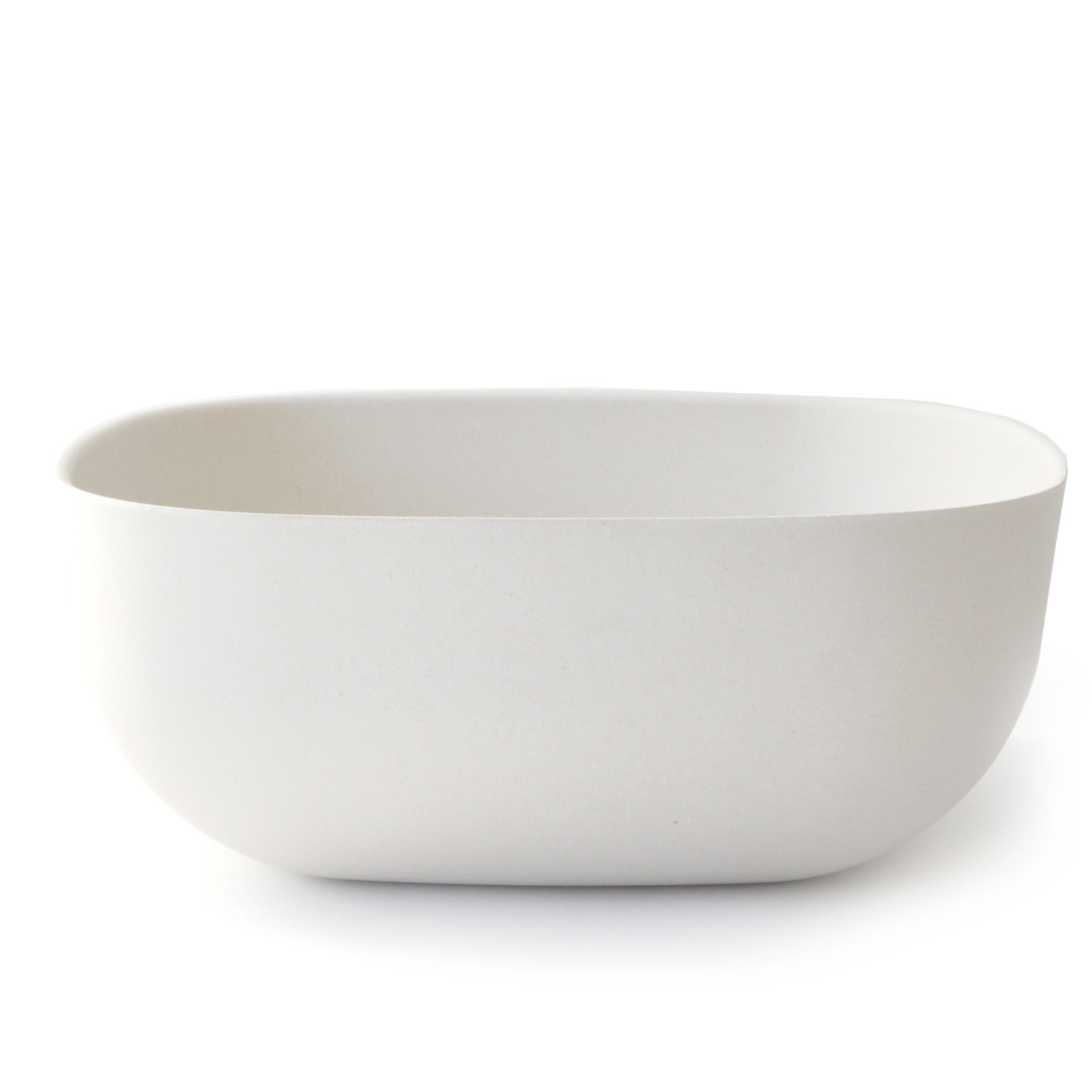 Gusto Bamboo Salad Bowl, Off-White