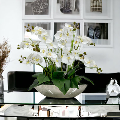 8 Stems Real Touch Phalaenopsis Orchid Arrangement