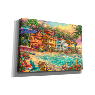«Island Time» par Chuck Pinson, art mural sur toile