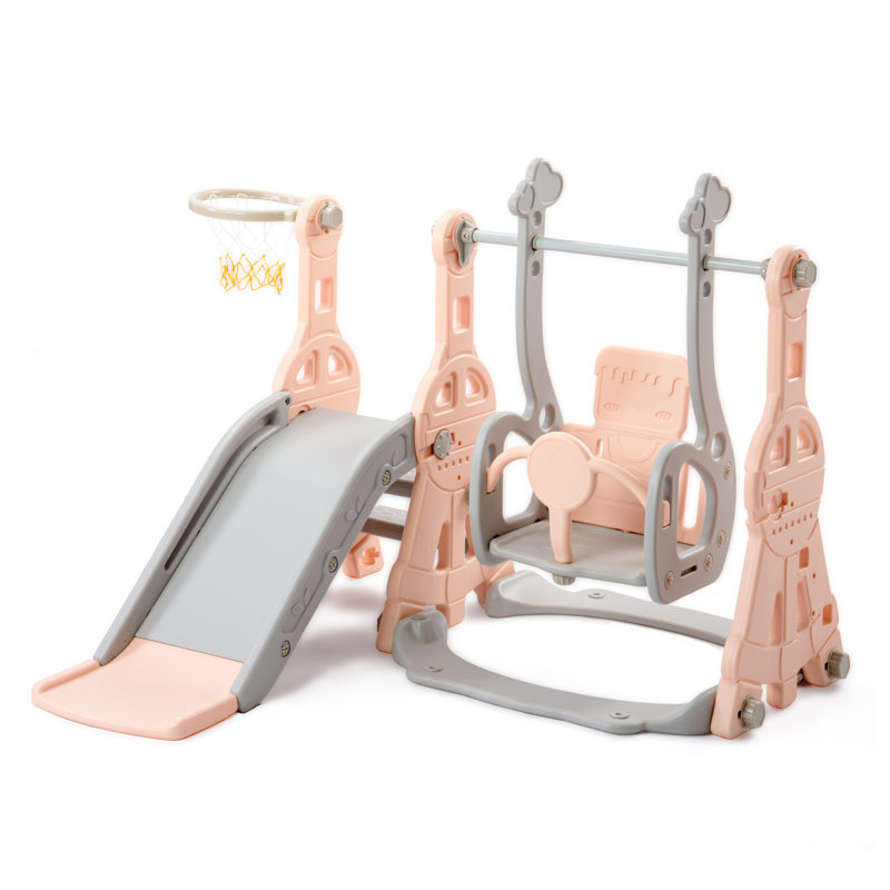 Freeport Park Indoor Slide, Pink