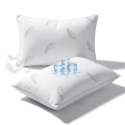 Luxury Standard Bed Pillows, Premium Down Alternative Pillows With Breathable Skin-friendly Cover