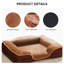 Lit rectangulaire apaisant pour chiens et chats, canapé pour animaux-1589553321-1589553323