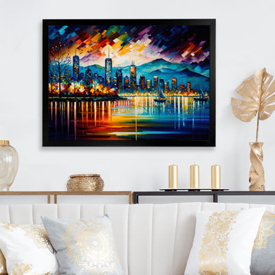 " Vancouver Skyline At Sunset I "