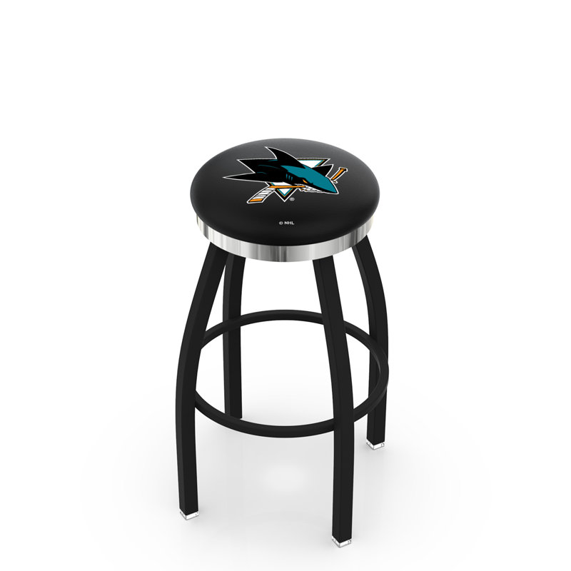 NHL 36" Swivel Bar Stool, San Jose Sharks