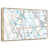 Floating Frame Natural Wood selected