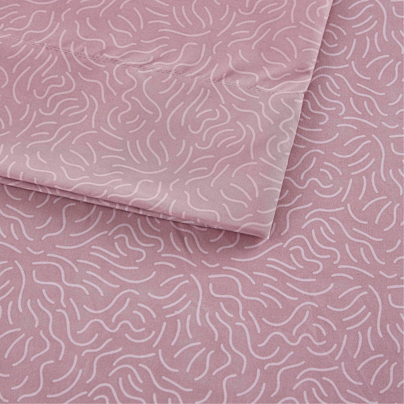 Ensemble de draps en microfibre imprimé