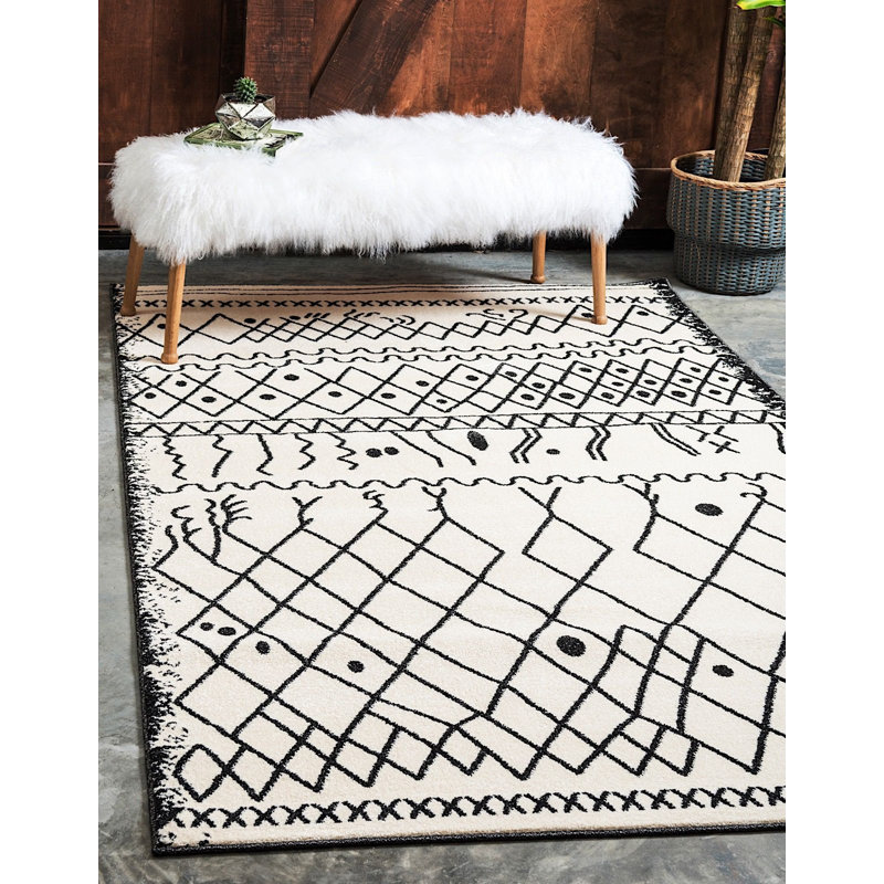 Globe Abstract Indoor Rug, Rectangle 5' x 8'
