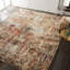 Holsworthy Abstract Area Rug in Ivory/Brown-2027413228