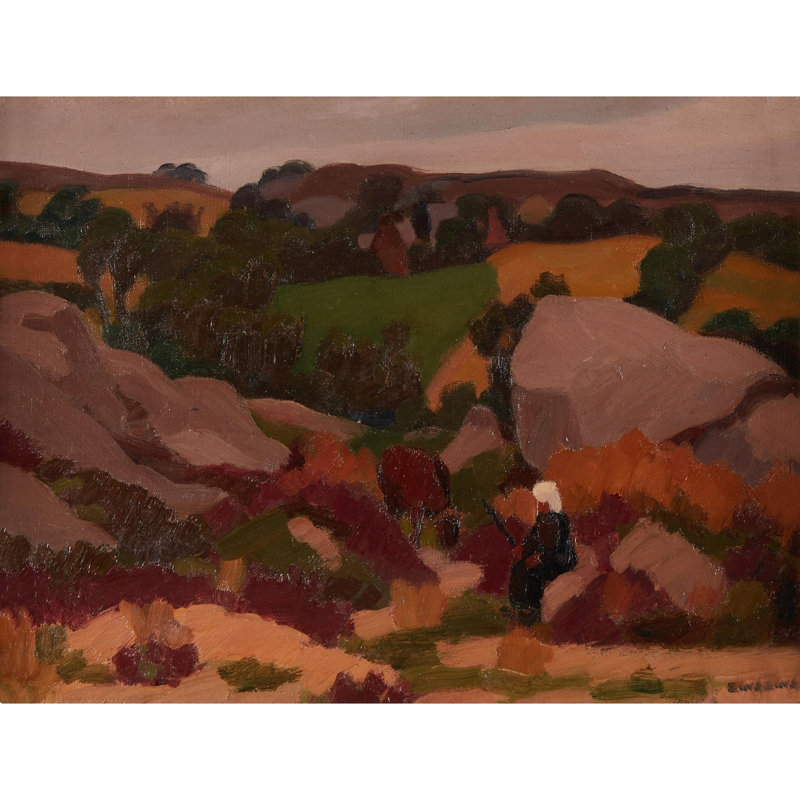 La Bergère en Bretagne, H 26 po x l 31 po