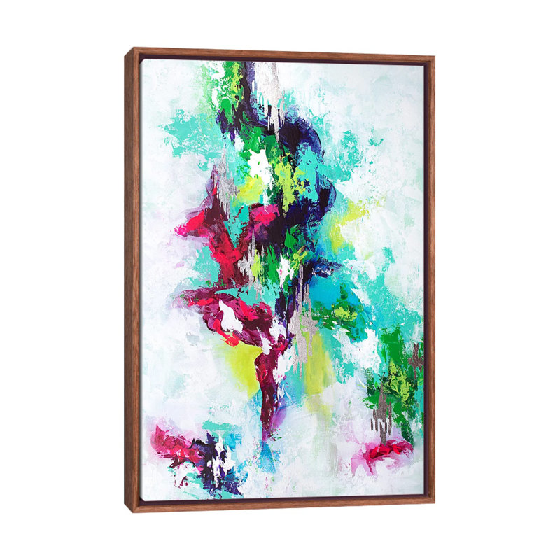Magic Illusion - Print on Canvas, 66.04 cm H x 45.72 cm W, Classic Brown Wood Framed
