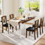 Ensemble de 2 chaises de salle à manger en cuir PU avec dossiers creux-74019965