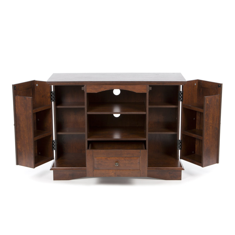 Phillipston TV Stand for TVs up to 48", Traditional Brown