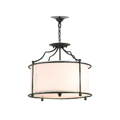 Plafonnier semi-encastré 3 lumières 18 po Cachet