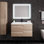 Meuble-lavabo simple 36 po avec plateau en porcelaine Alberthe
