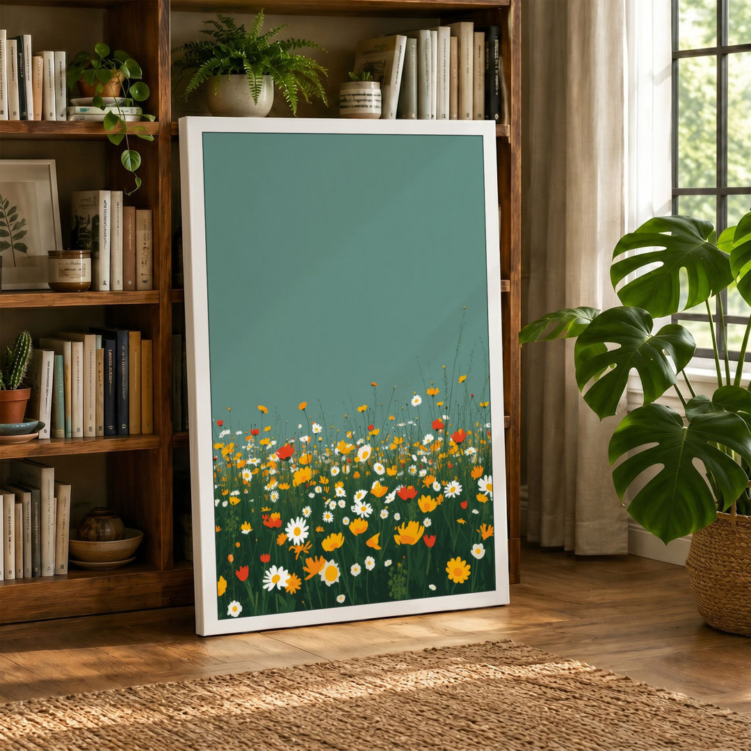 Meadow Bloom Botanical - Wrapped Canvas