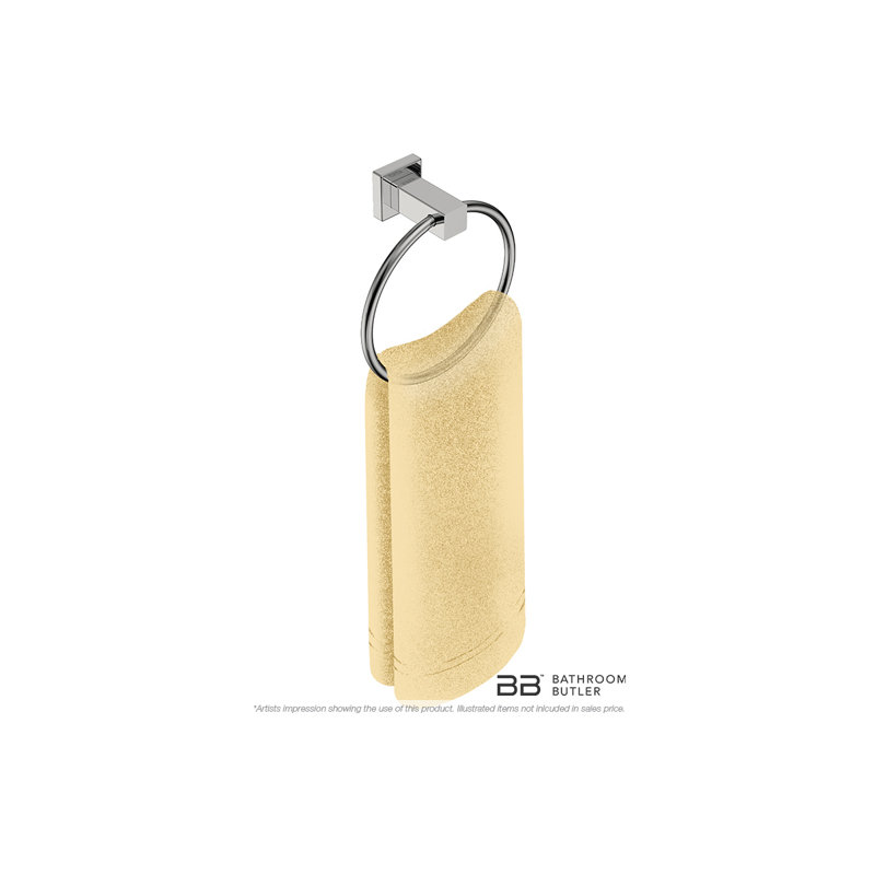 8500 Series Towel Ring, Polished Stainless Steel