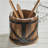 Metal Round Utensil Crock