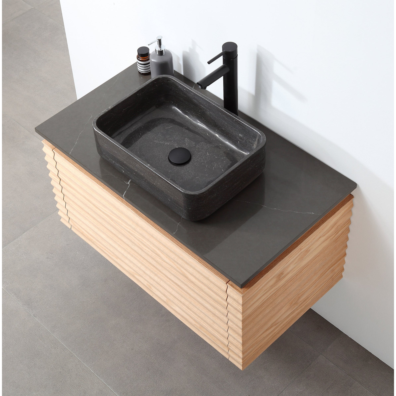 Jasmine 36'' Single Bathroom Vanity, Brown