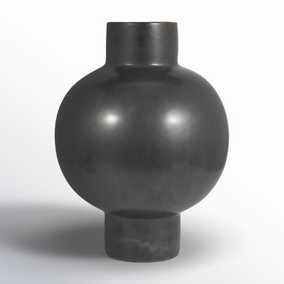 Neutral Round Modern Ceramic Bubble Vase
