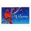 Tapis en relief Snowy Cardinal