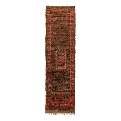 Moroccan One-of-a-Kind Rectangle 3’7”x12’8” Area Rug