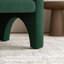 Upholstered Armchair, Accent Chair with Rubber Wood Legs, Green-1907787385