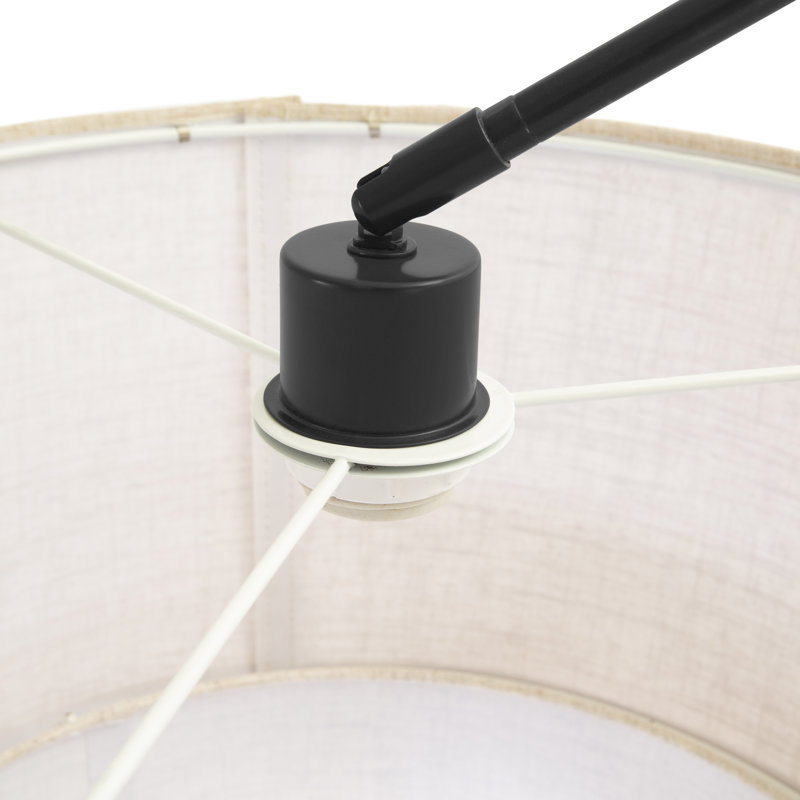 Lampe sur pied arquée 81 po Hayden, Beige