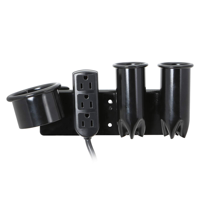 Metal 3 Compartment Hair Tool Holder