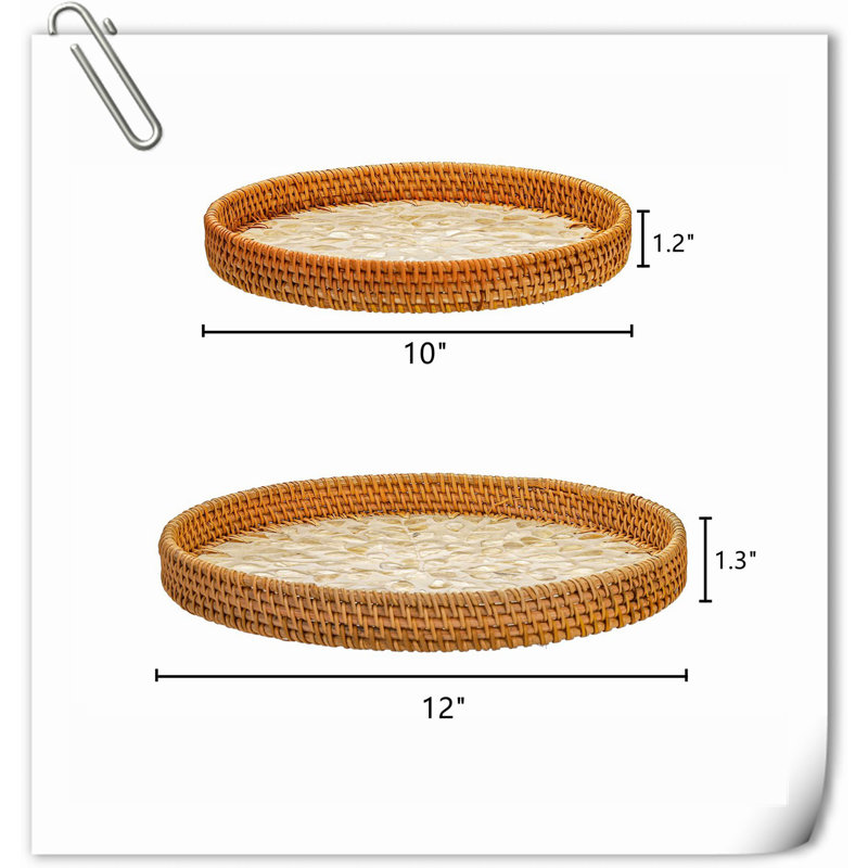 Wolfort Natural Fibers Tray