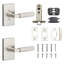 Levanto Privacy Rosette, Knurled Grip-74855340-74855343