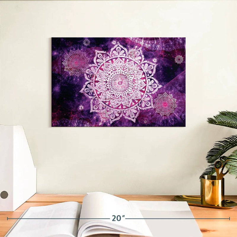 Symbole du mandala cosmique Kerner, H 8 po x l 12 po
