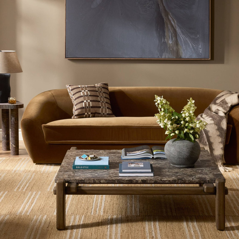 Bascom Square Marble Coffee Table