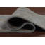 Tapis de couloir indien argenté à motif floral Oushak 3 x 8