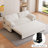 66" Queen Pull-Out Sofa Bed, 3-In-1 Convertible Sleeper Sofa, Multi-Functional Velvet Loveseat Bed, Perfect for Living Room, Bedroom, Apartment, Office - New Larger Size-1234166900