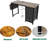 Modern 47-Inch Writing Desk with Built-in Power Strip - Study Table with 3 Drawers & Storage Pocket-67047522