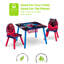 Ensemble de table et de chaises Marvel Spider-Man avec rangement par Delta Children