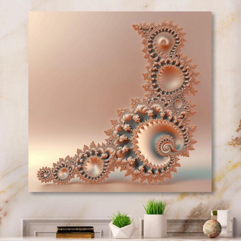 «Pastel Fractal Simplicity VI», reproduction sur toile, H 30 po x l 30 po x P 1 po, Toile tendue