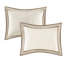 Édredon en taupe / brun, 2 taies décoratives, 1 et plusieurs coussins décoratifs taupe / brun, taille, lavable à la machine-121299826