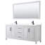 Ensemble de meuble-lavabo double 80 "avec miroir Daria-97902419-97902424-97902427
