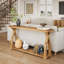 Console en bois massif de 63 po-1975350881