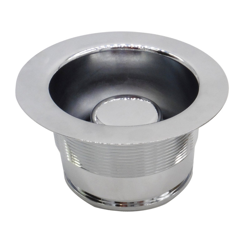 Bride de drain d'évacuation de cuisine 3-1 / 2 "EZ-Mount, Chrome poli
