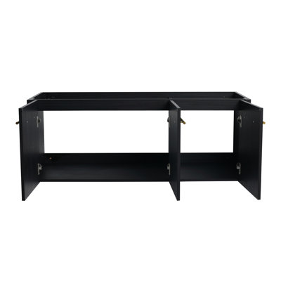 Black Chestnut 48 Inch Bathroom Vanity Cabinet - With Robust Construction And Practical Storage Inch, Stylish Ample