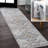 Mirnes Bohemian Medallion Low-Pile Machine-Washable Cream/Blue/Terra Rug-925214948
