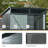 5Ft X 3Ft Outdoor Metal Storage Shed Transparent Plate-111475230