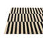 Tapis noir et blanc Ousley