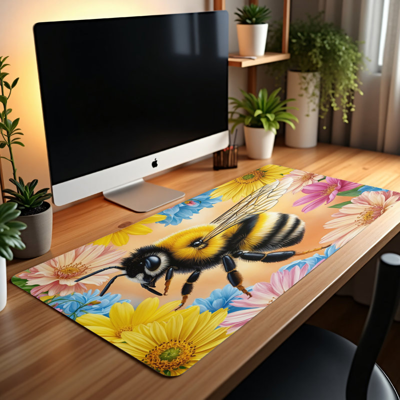 Polyester Desk Pad, 23.6x13.8